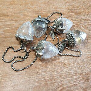 Glass and Metal Acorns from Pier 1